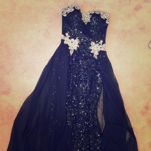 Black formal dress